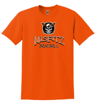MSFZ 8000 Gildan® DryBlend® 50 Cotton/50 Poly T-Shirt (ORANGE) CHEST