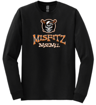 MSFZ 8400  Gildan® DryBlend® 50 Cotton/50 Poly Long Sleeve T-Shirt (BLACK)