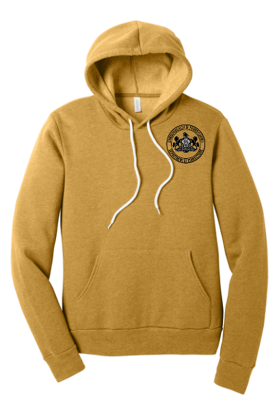 SCI PADOC BC3719 BELLA+CANVAS® Unisex Sponge Fleece Pullover Hoodie