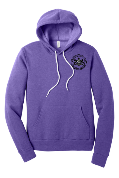 SCI PADOC BC3719 BELLA+CANVAS® Unisex Sponge Fleece Pullover Hoodie