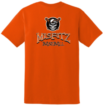 MSFZ 8000 Gildan® DryBlend® 50 Cotton/50 Poly T-Shirt (ORANGE) CHEST