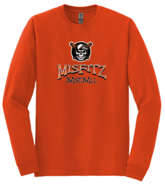 MSFZ 8400  Gildan® DryBlend® 50 Cotton/50 Poly Long Sleeve T-Shirt (ORANGE)