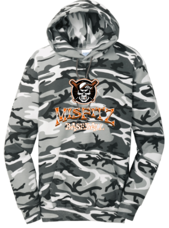 MSFZ  PC78HC  Port & Co™ Core Fleece Camo Pullover Hooded Sweatshirt (WINTER CAMO)
