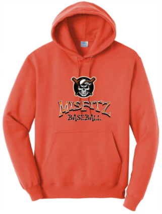 MSFZ  PC78H Port & Co™ Core Fleece Pullover Hooded Sweatshirt (ORANGE)