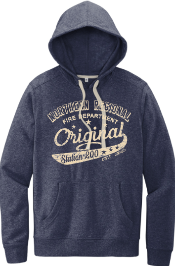 NRFD DT8100  District® Re-Fleece™ Hoodie (NAVY FROST)