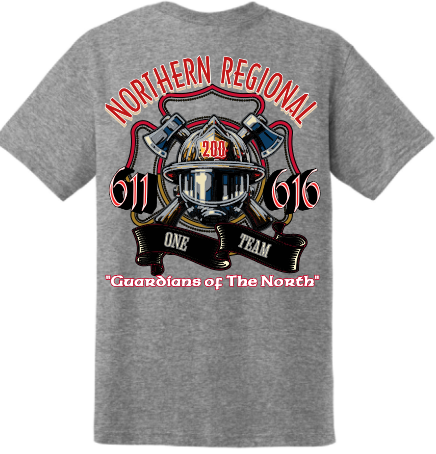 NRFD 8000 STRONGER  Gildan® - DryBlend® 50 Cotton/50 Poly T-Shirt (CHARCOAL HEATHER))