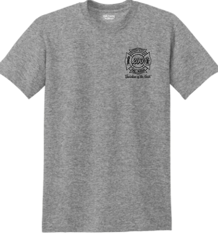 NRFD NL6210 Next Level Apparel® Adult CVC Tee (DARK HEATHER GREY) BLACK DESIGN
