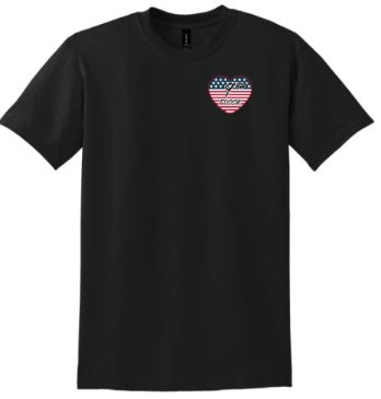 C9FL 8000  Gildan® DryBlend® 50 Cotton/50 Poly T-Shirt (BLACK)