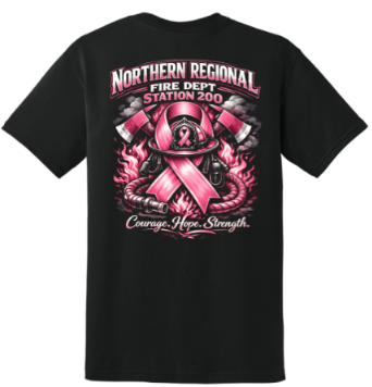 NRFD 8000 BREAST CANCER AWARENESS Gildan® - DryBlend® 50 Cotton/50 Poly T-Shirt (BLACK) (Copy)
