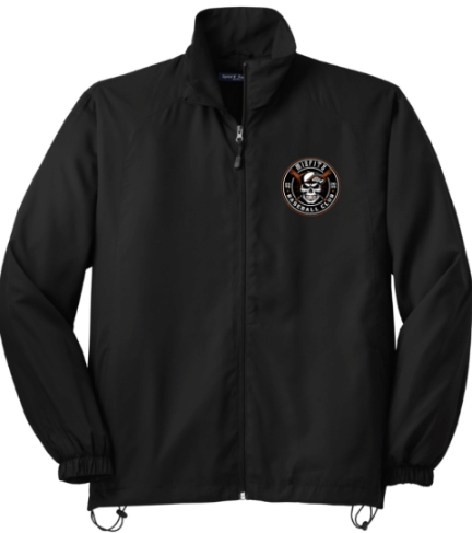 MSFZ  JST70 Sport-Tek® Full-Zip Wind Jacket (BLACK)