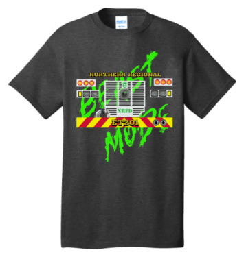 NRFD 8000 Beast Mode Gildan® DryBlend® 50 Cotton/50 Poly T-Shirt (GRAPHITE HEATHER)