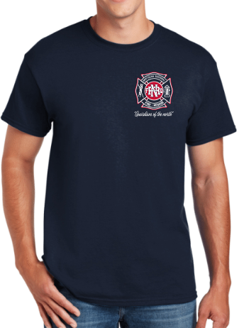 NRFD Standard issue (NAVY) crew shirt 8000 Gildan® - DryBlend® 50 Cotton/50 Poly T-Shirt